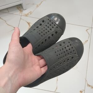 Black Slip-On Clogs